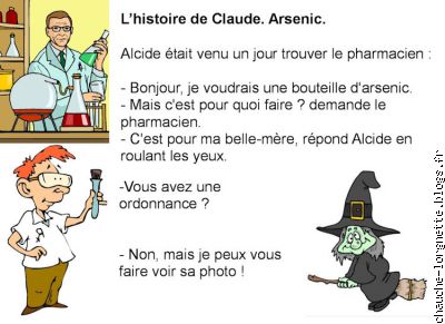 histoire de Claude : arsenic