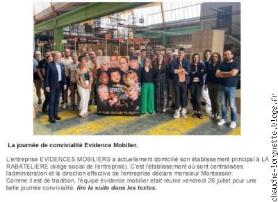 evidence mobilier