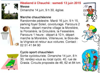 weekend 13 juin