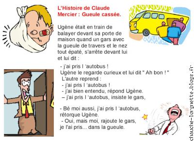 histoire de Claude : guele cassée