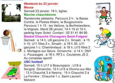 weekend 23 jan