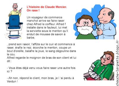 histoire de Claude : on rase!