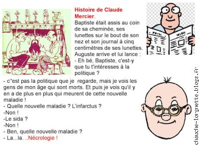 histoire de claude : la nécrologie