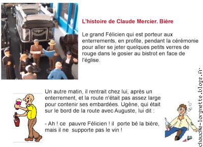 l'histoire de Claude : la bière