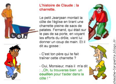 histoire de claude . la charette