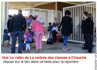 la rentrée scolaire vidéo  à voir