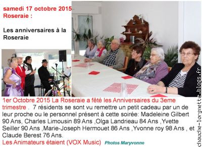 Roseraie aniversaires