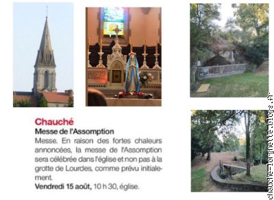 messe 15 aout 2025