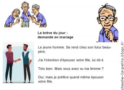 breve du jour : demande en mariage