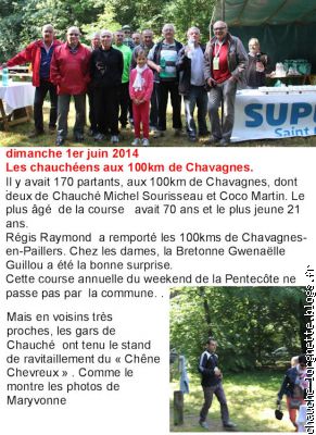 LES 100 KM CHAVAGNES
