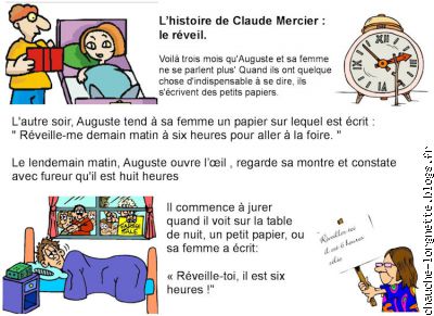l'histoire de Claude : réveil