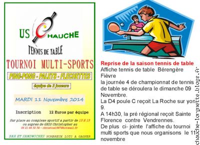 tennis de table