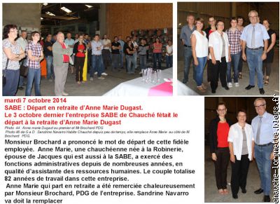 SABE Départ en retraite