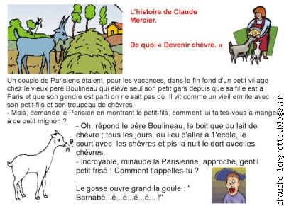histoire de Claude : la chèvre