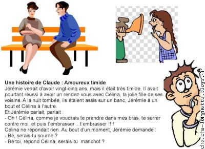 histoire de claude : amoureux timide