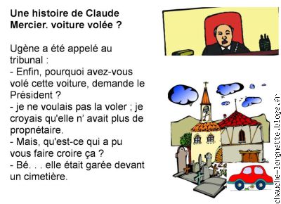 histoire de Claude : voiture volée