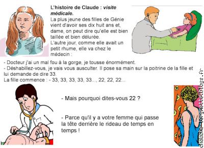 histoire de claude: visite médicale