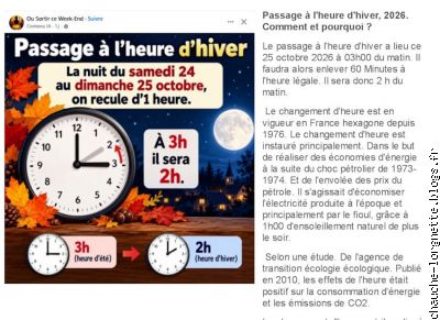 heure d'hiver 2026