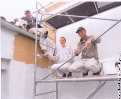 Equipe des peintres (photo Anne)