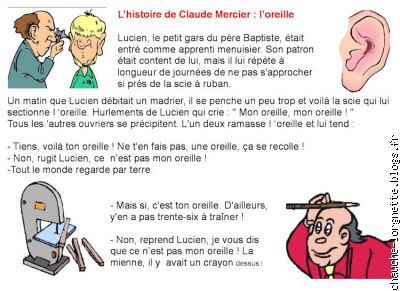 histoire de Claude : oreille