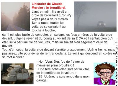 histoire de claude : le brouillard