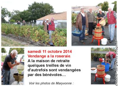 vendange maison de retraite