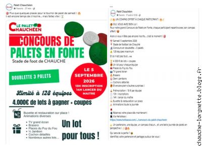 CONCOURS DE PALETS