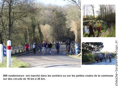 989 randonneurs à Chauché