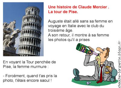 histoire de Claude : tour de Pise