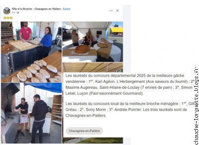 brioche vendéenne Chavagnes