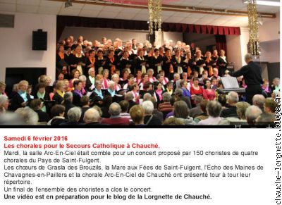 chorales pour lesecours catholique