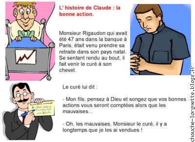 histoire de claude : bonnes actions