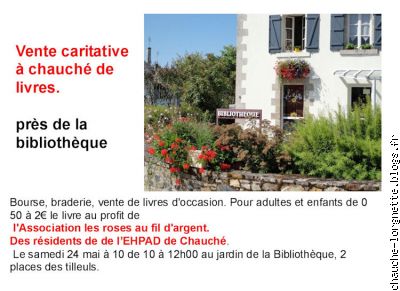 vente de livres caritative