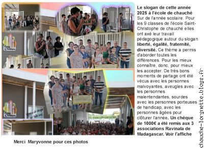 le slogan à l'ecole