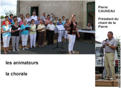 Présdent et chorale