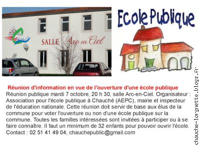 Une école publique