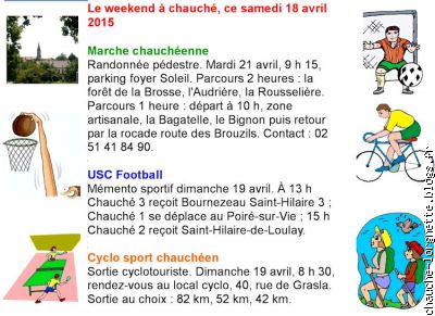 weekend 18 avril