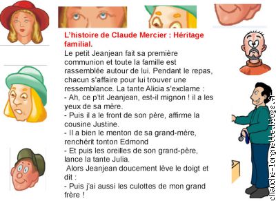histoire de Claude : ressemblances