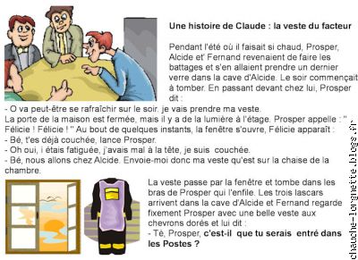 histoire dee Claude : la veste