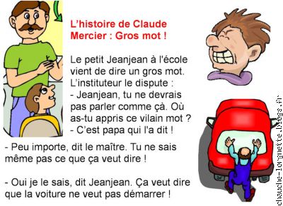 histoire de claude : gros mot