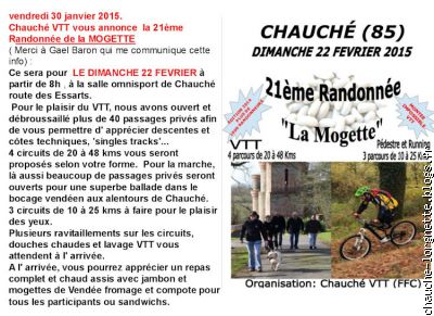 affiche RANDO vtt