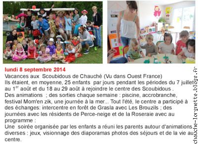vacances 2014 aux Scoubidous