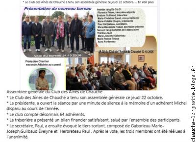 club de l'amiti&eacute; chauch&eacute;