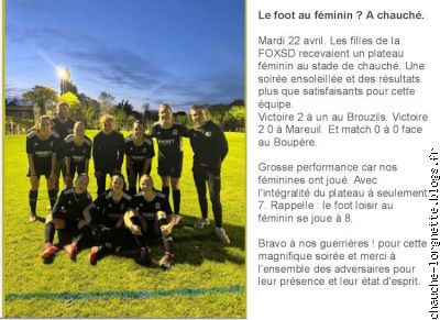 foot au féminin
