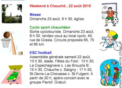 le weekend du 22 a