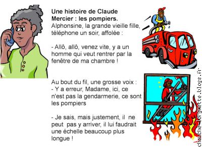 histoire de Claude : les pompiers
