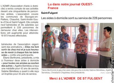 ADMR de st Fulgent  2025