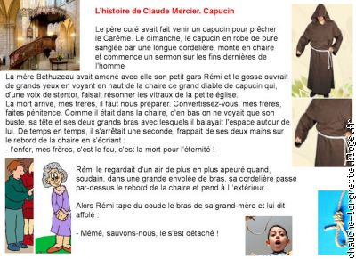hist de Claude le capucin