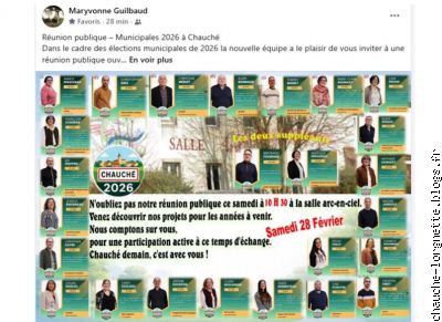 reunion elections &agrave; venir