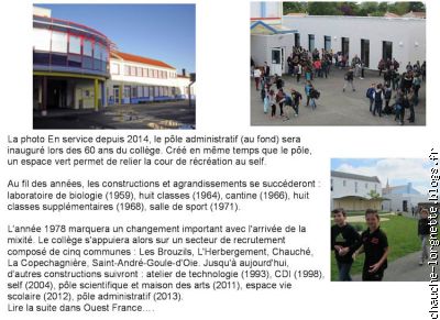 collège notre dame les Brouzils suite